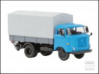 Hädl 121044-03 - TT - IFA W50L, mit Holzpritsche, Plane, Ladebordwand - Hellblau